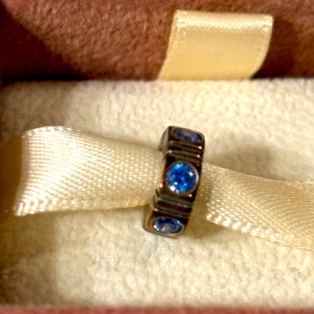 Pandora Blue Gemstone charm